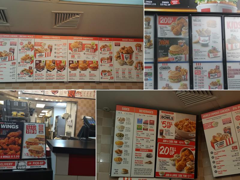 KFC Menu
