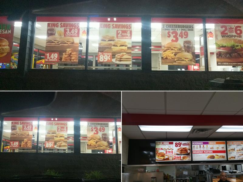 Burger King Menu