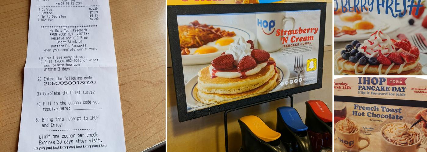 IHOP Menu