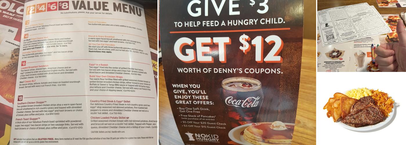 Denny's Menu