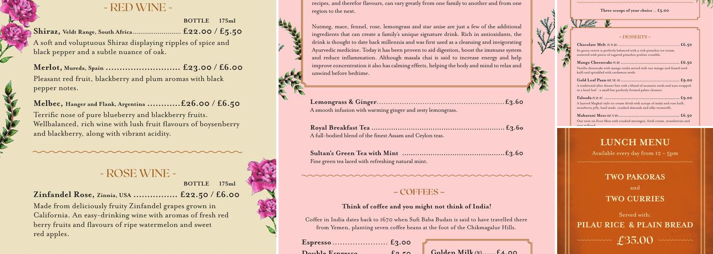 Namaste by Delhi Darbar Menu