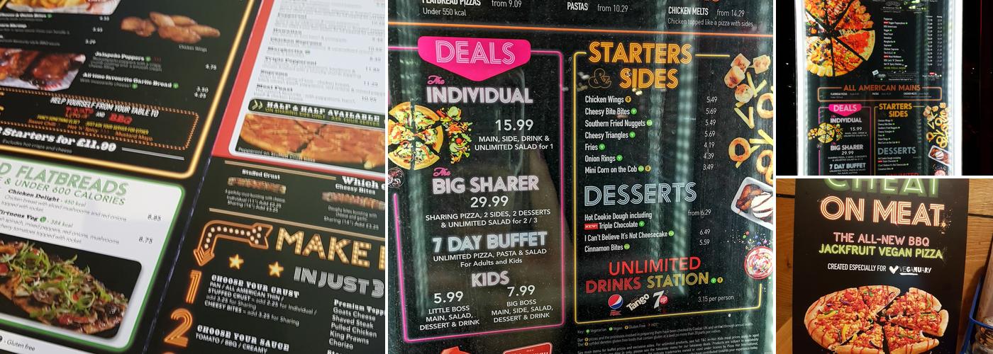 Pizza Hut Menu