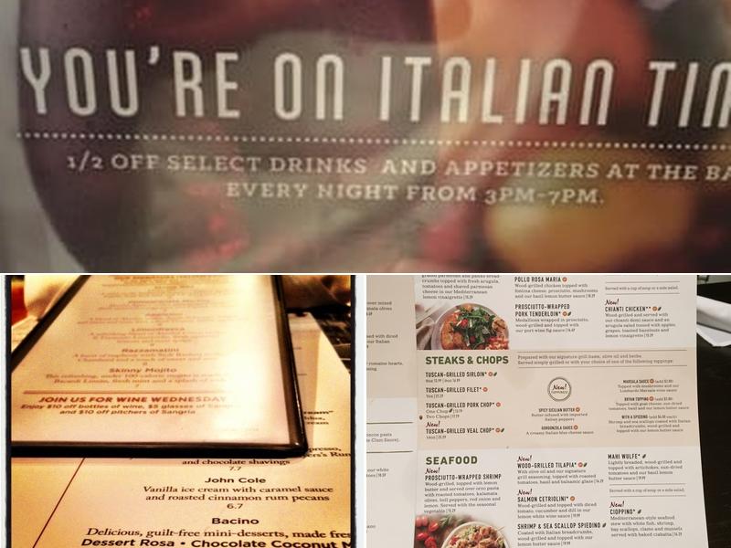 Carrabba's Italian Grill Menu