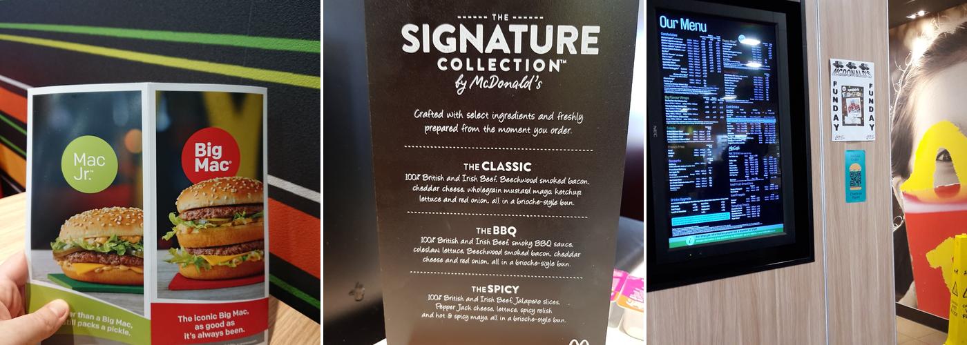 McDonald's Menu