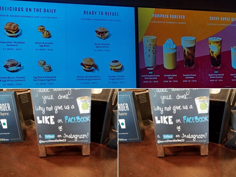 Starbucks Menu
