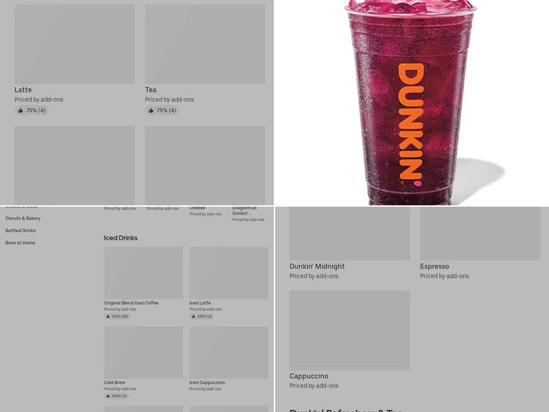 Dunkin' Menu