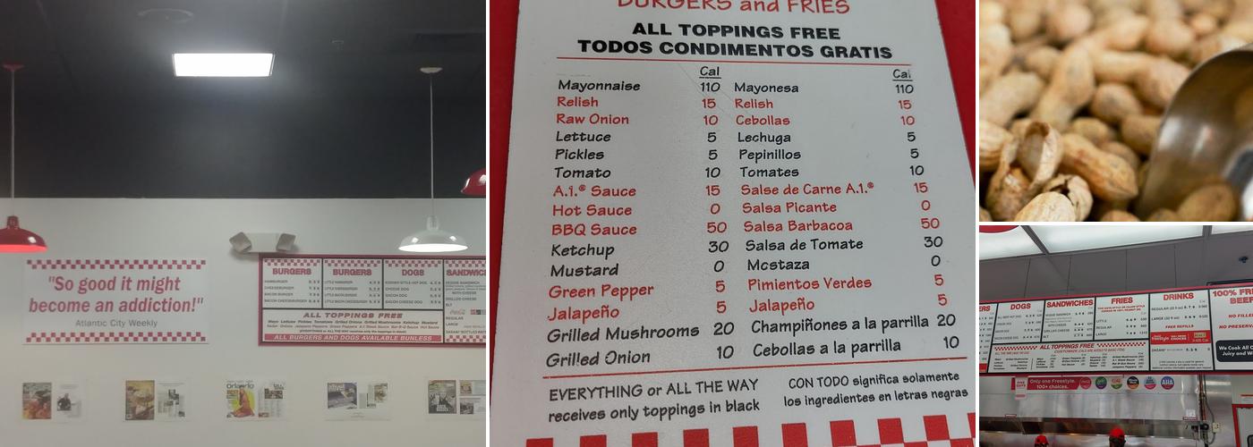 Five Guys Menu