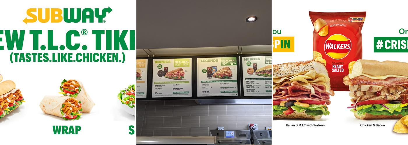 Subway Menu