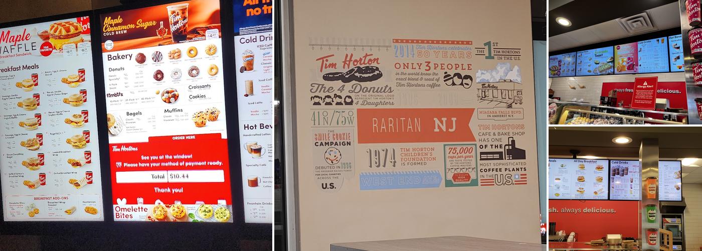Tim Hortons Menu