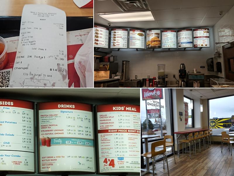 Wendy's Menu
