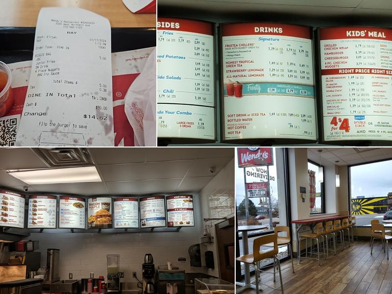 Wendy's Menu