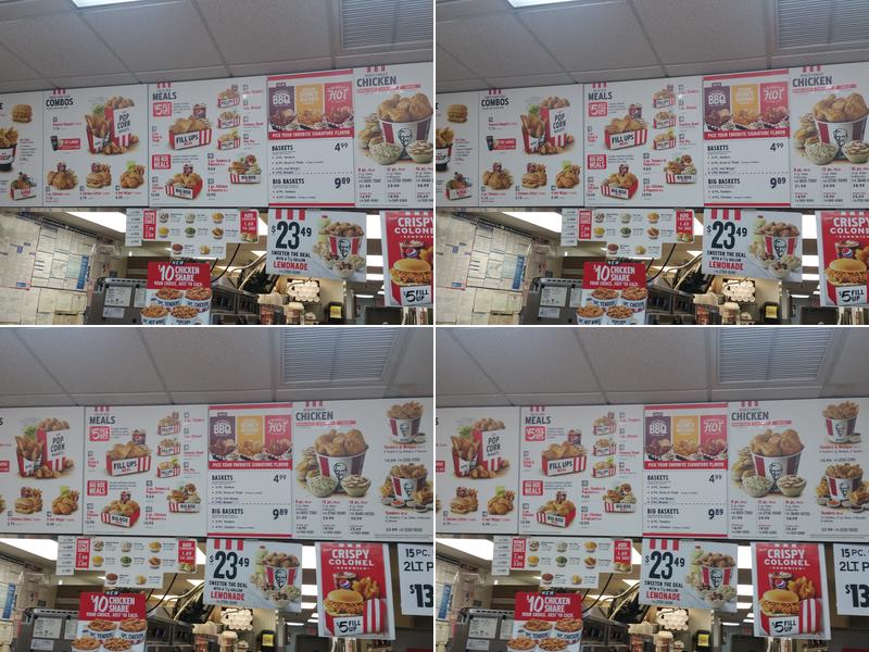 KFC Menu