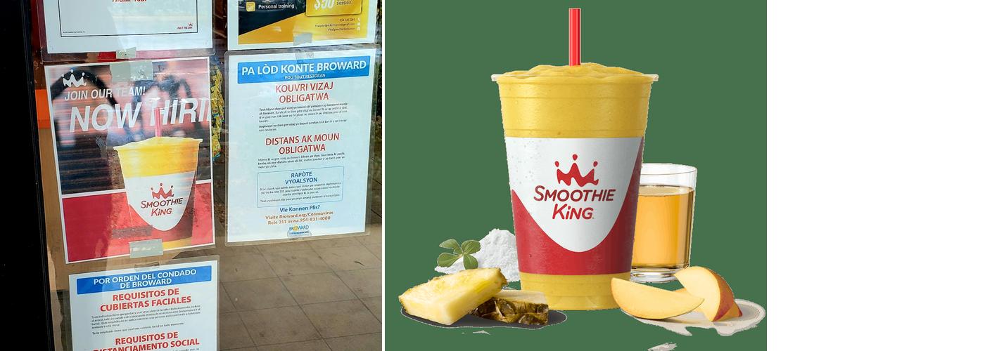 Smoothie King Menu