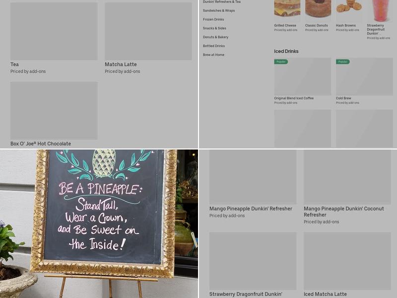 Dunkin' Menu