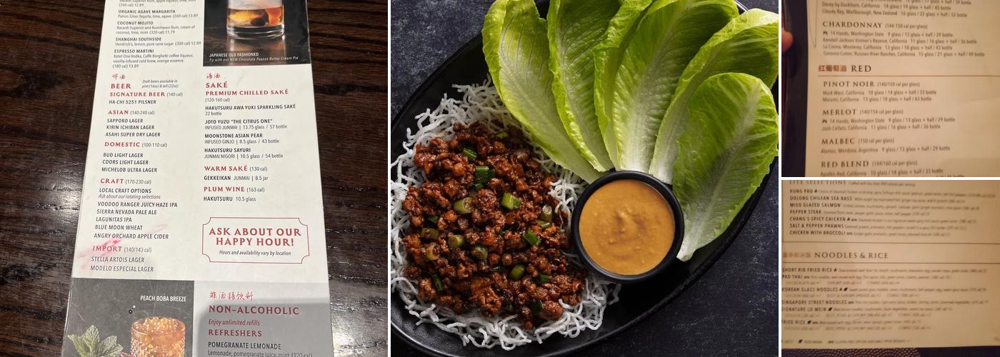 P.F. Chang's Menu