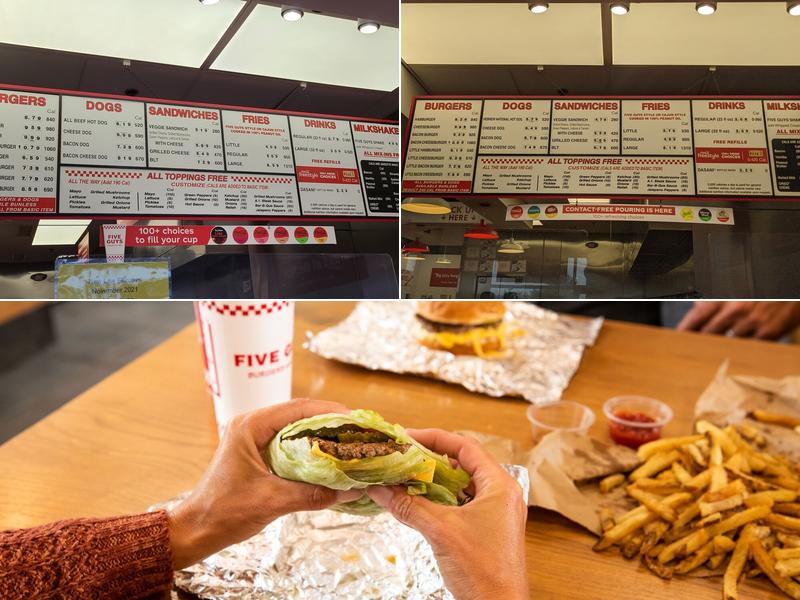 Five Guys Menu