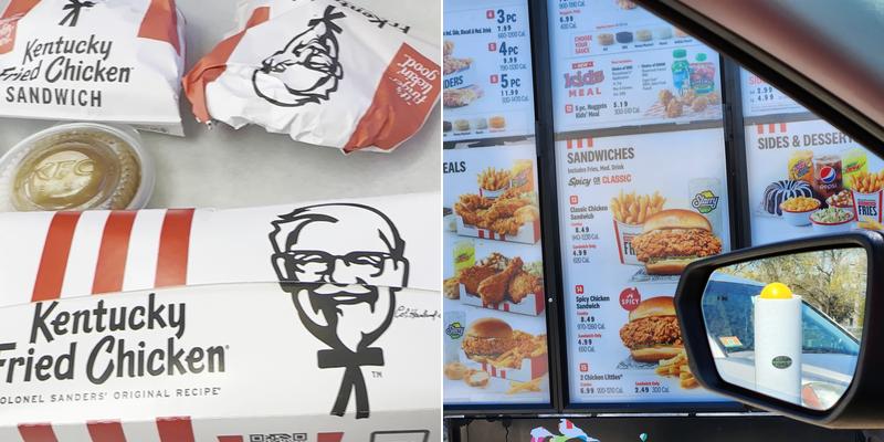 KFC Menu