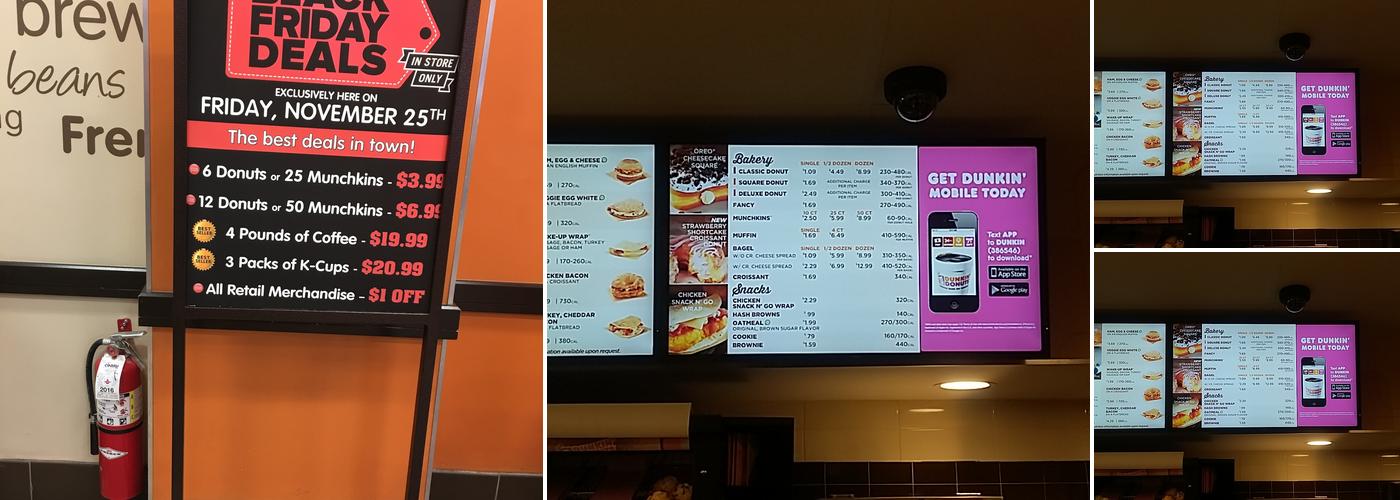 Dunkin' Menu