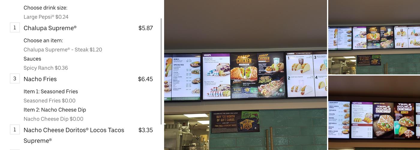 Taco Bell Menu