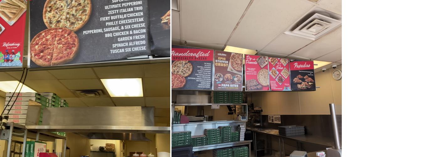 Papa Johns Pizza Menu