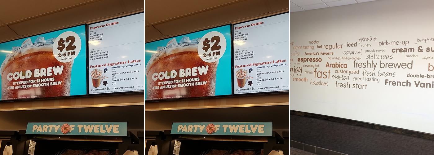 Dunkin' Menu