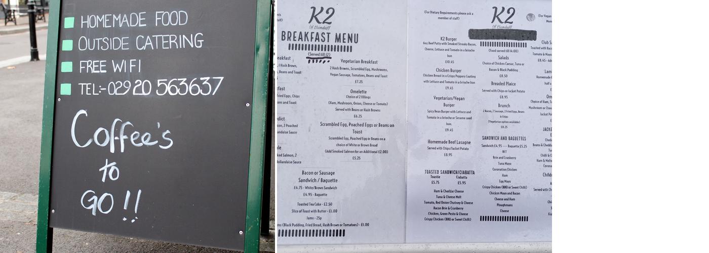 K2 Menu