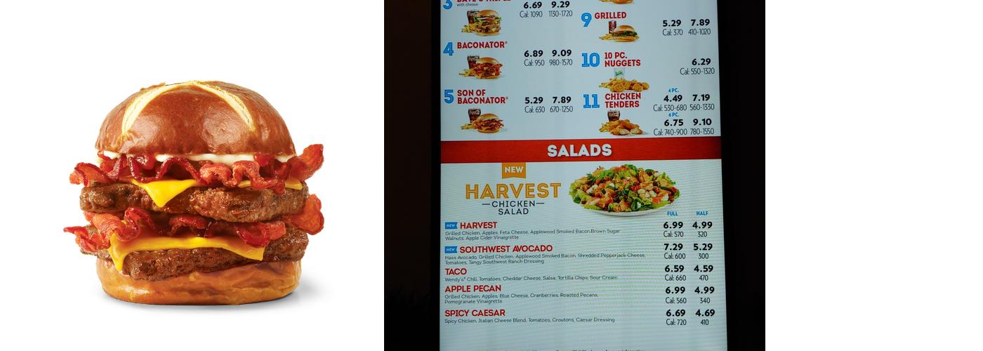Wendy's Menu
