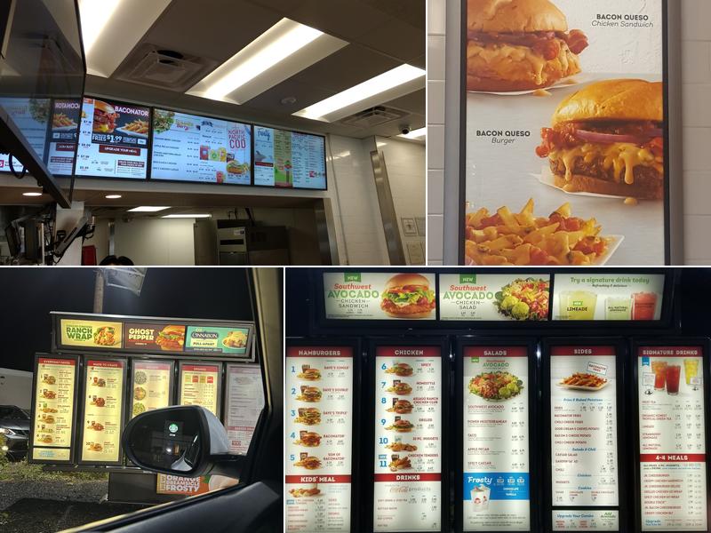 Wendy's Menu