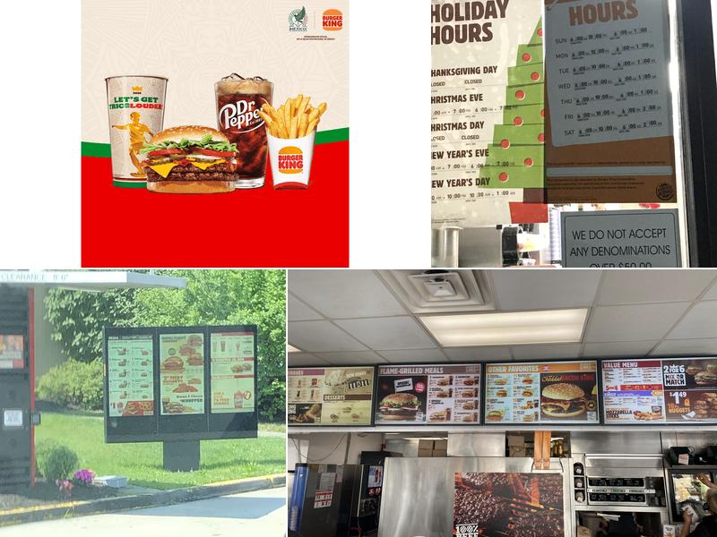 Burger King Menu
