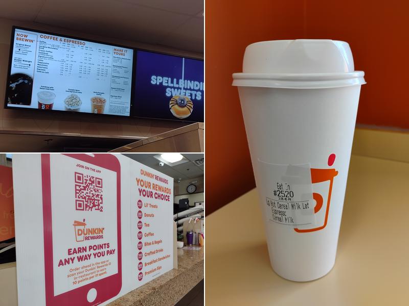 Dunkin' Menu