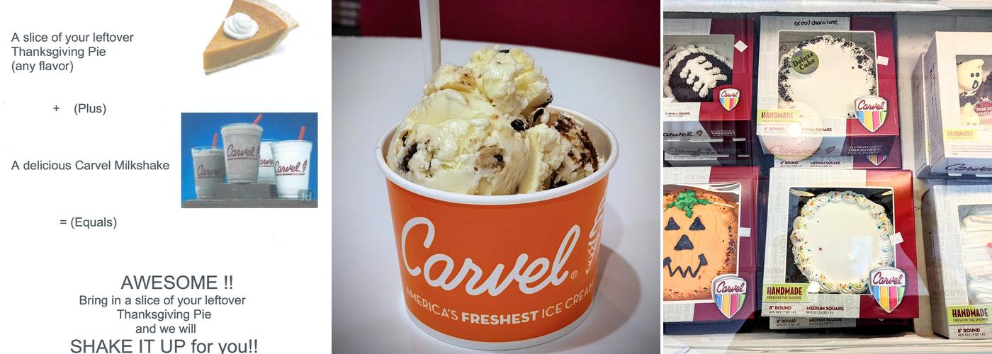 Carvel Menu