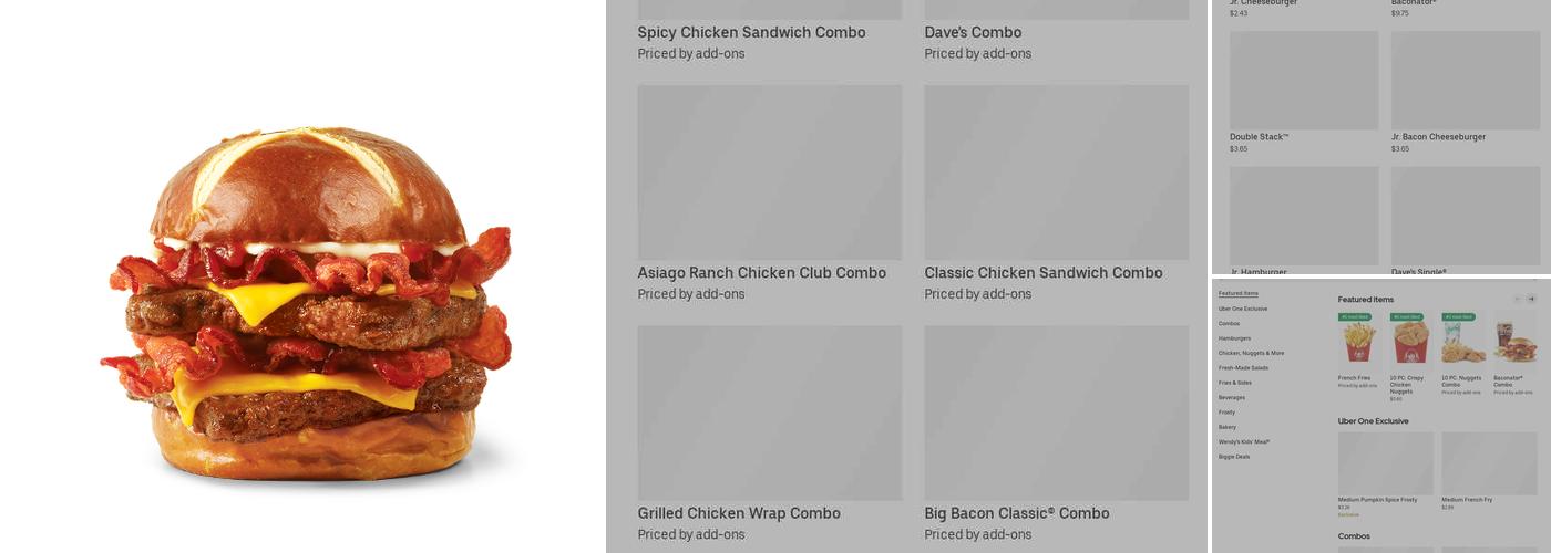 Wendy's Menu