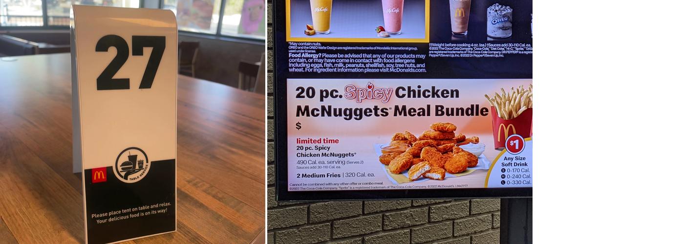 McDonald's Menu