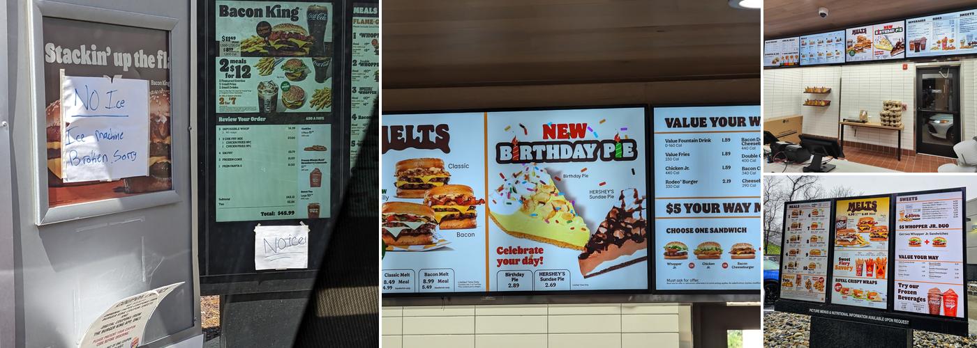 Burger King Menu