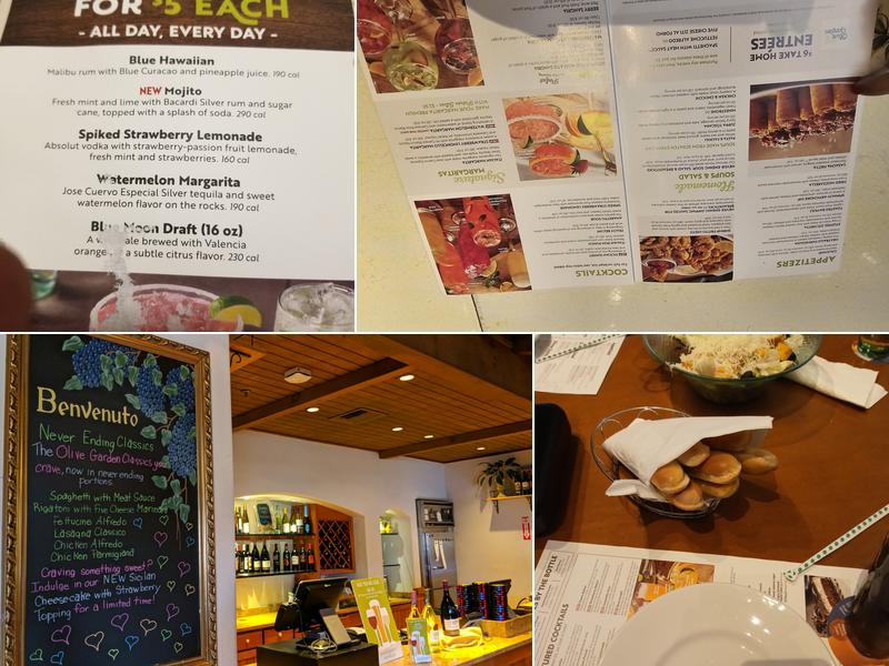 Olive Garden Italian Restaurant Menu