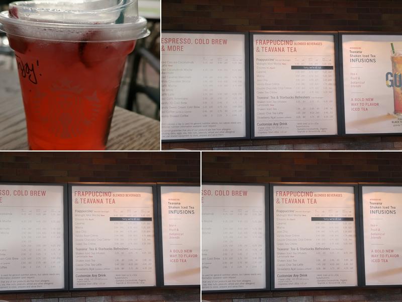 Starbucks Menu