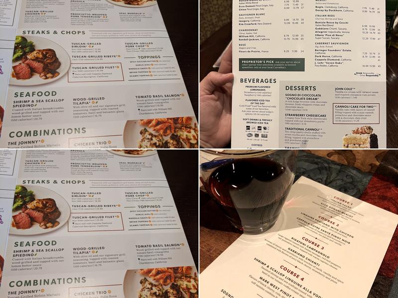 Carrabba's Italian Grill Menu