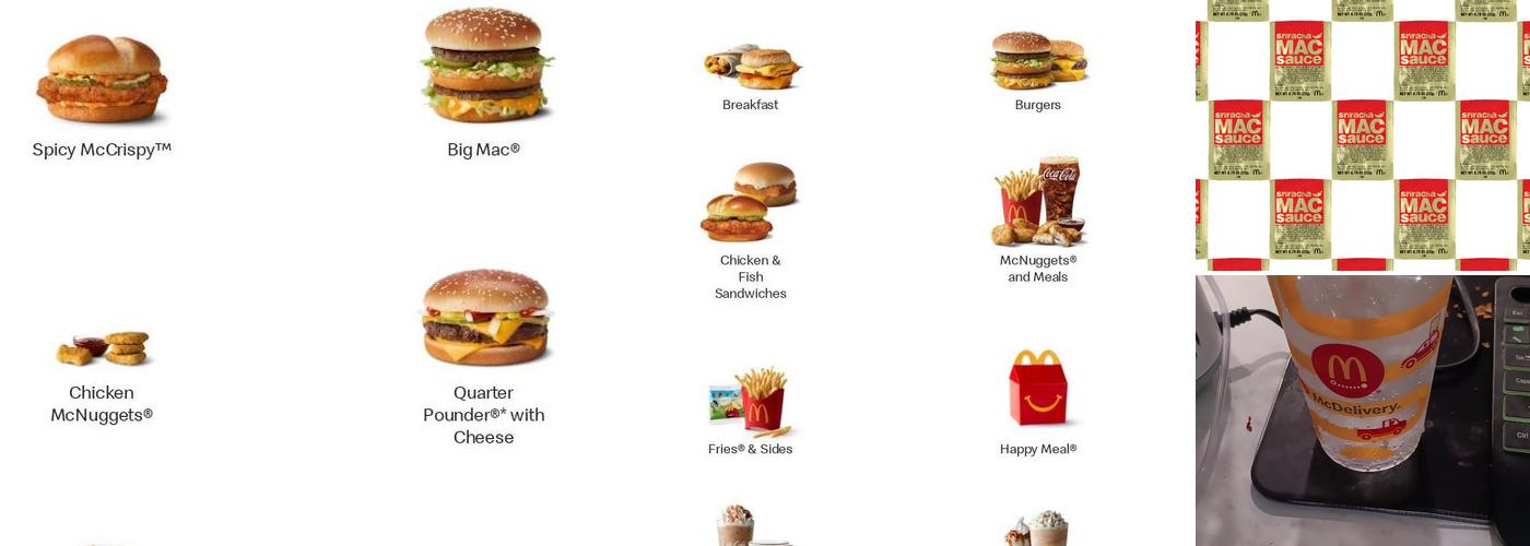 McDonald's Menu
