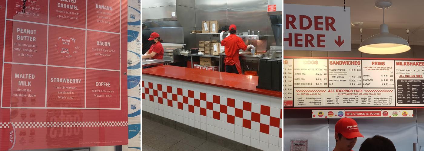 Five Guys Menu