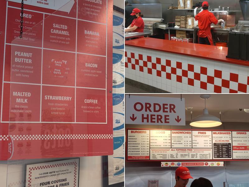 Five Guys Menu
