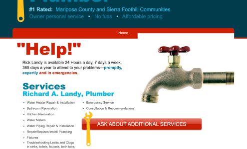 Richard A Landy Plumbing Mariposa California 95338