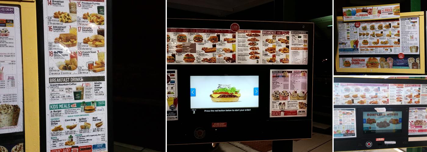 Sonic Drive-In Menu