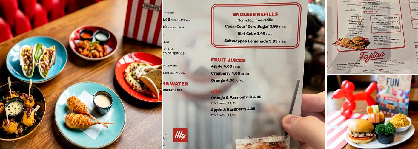 TGI Fridays - Trafford Centre Menu