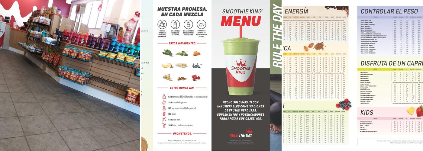 Smoothie King Menu