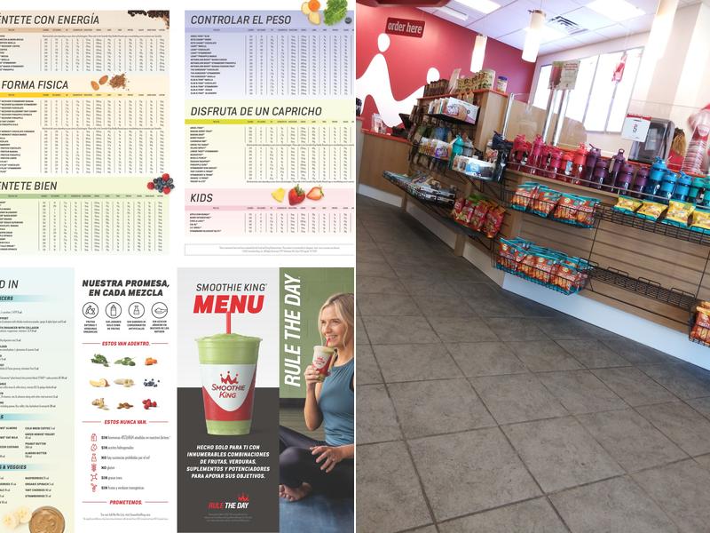 Smoothie King Menu