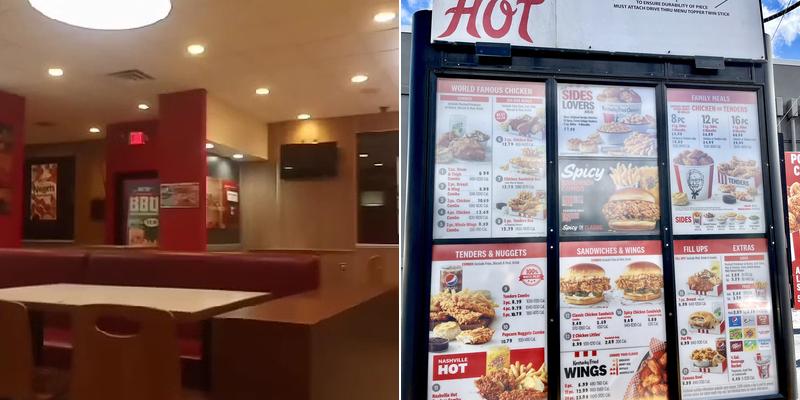 KFC Menu