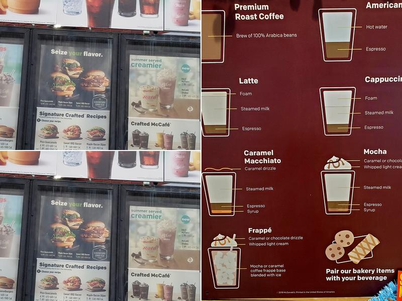 McDonald's Menu