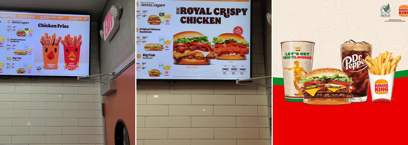 Burger King Menu