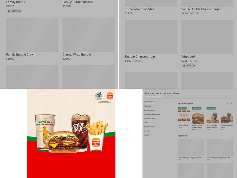 Burger King Menu