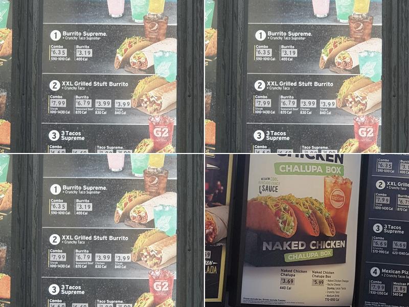 Taco Bell Menu